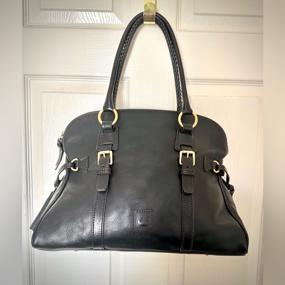 Dooney & Bourke Florentine Leather Domed
Buckle Satchel
